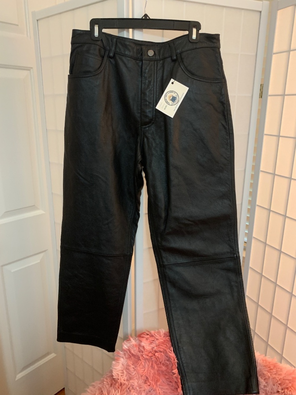 Leather! Colebrook American Classics Genuine Leather Pant Plus Size